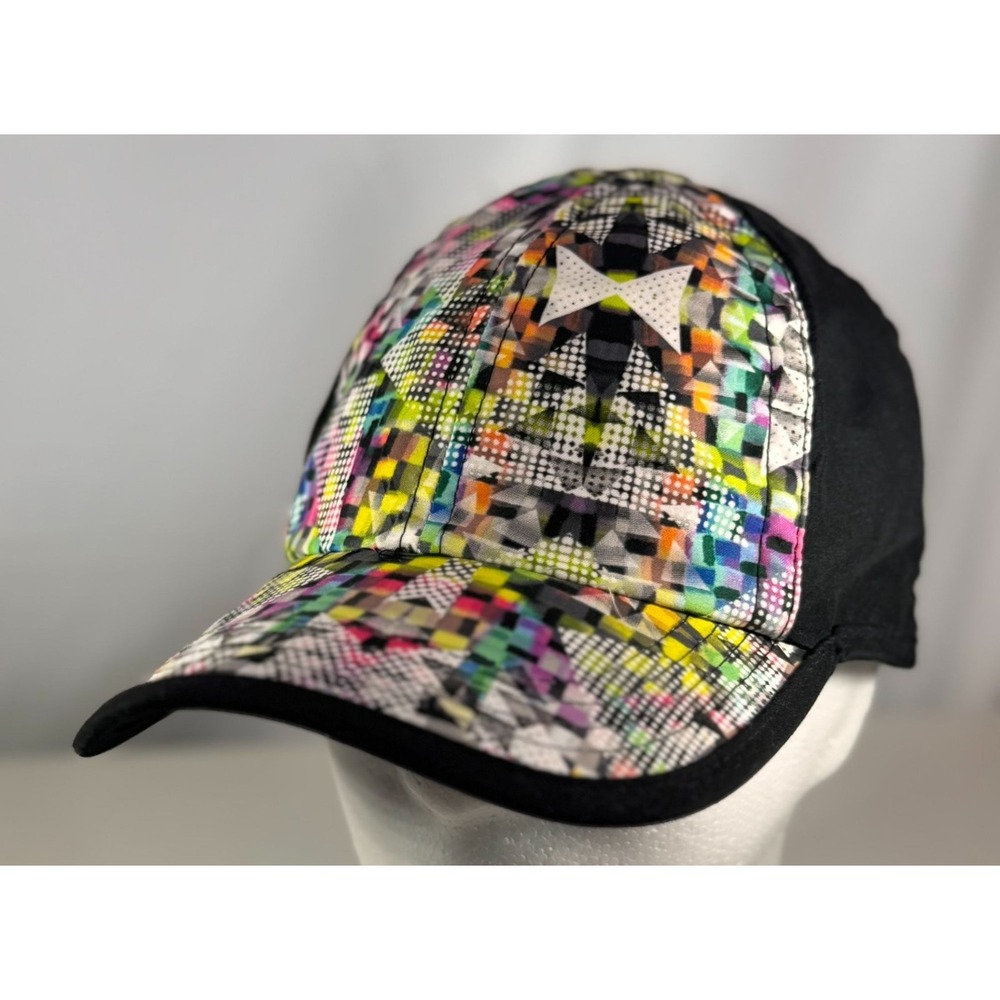 Fila Sport Street Hat Multicolor Geometric Print Black Cap One Size‎